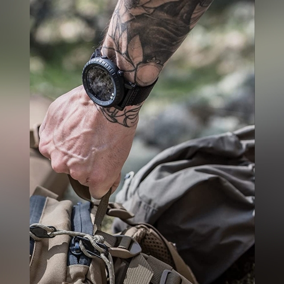 Men's Black Digital Tactical Sports Watch Waterproof with LED Backlight … - Picture 7 of 7